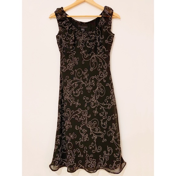 The Limited Black Print Dress Size 2 - Picture 2 of 7